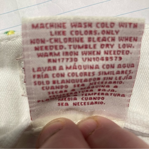 MERONA Sz 18 Embroidered Lemons Chino Style 3” Inseam Front Pockets Shorts NEW - Picture 8 of 8